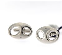Gemelli Bliss Uomo in Acciaio Diamante 0.01 Ct 1801400 - 1801400